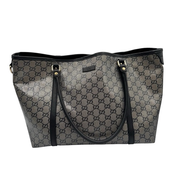 Gucci Black and Gray Signature Tote | Good Condition - Picture 1 of 12
